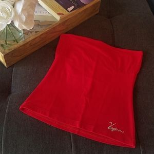 Red Strapless Tube Top from Greece